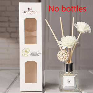 Aroma Diffuser Set Portable Exquisite Aromatherapy No Fire Rattan Sticks Relieve Stress Fragrance Office Home Decor (No Bottle)