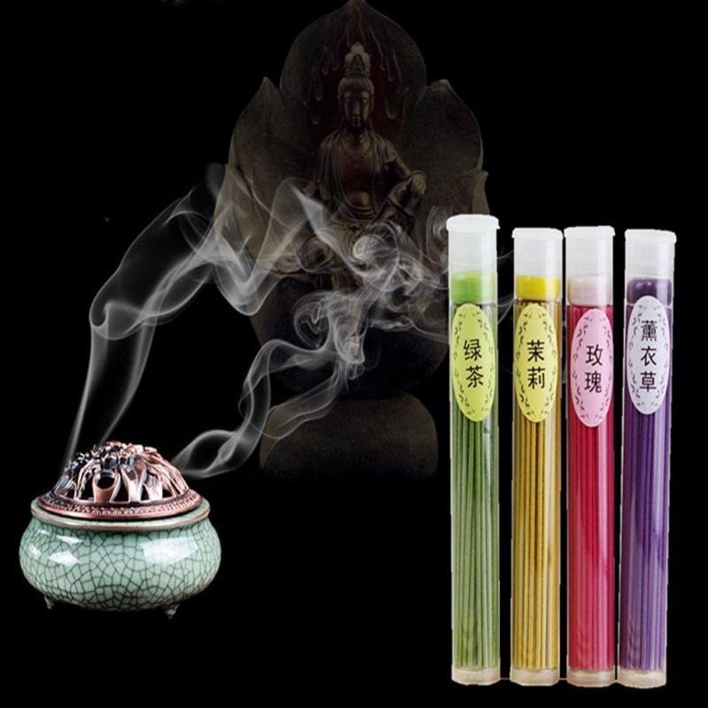 50Pcs Aromatherapy Scent Candle Fragrance Sticks Incense Burner for Air Freshener Charming Indoor Fragrance Home Air  Clean